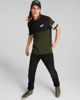 Immagine di PUMA - T-SHIRT VERDE E NERA POWER COLORBLOCK TEE   DA UOMO 693576-70