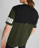 Immagine di PUMA - T-SHIRT VERDE E NERA POWER COLORBLOCK TEE   DA UOMO 693576-70