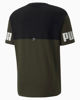 Immagine di PUMA - T-SHIRT VERDE E NERA POWER COLORBLOCK TEE   DA UOMO 693576-70