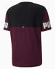 Immagine di PUMA - T-SHIRT BORDEAUX E NERA POWER COLORBLOCK TEE   DA UOMO 693576-96