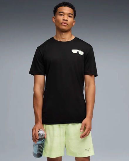 Immagine di PUMA - T-SHIRT NERA RUN NITRO GRAPHIC TEE DA UOMO, 528449-01