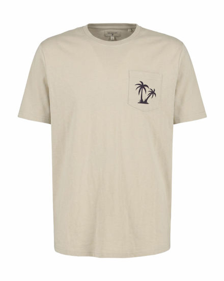 Immagine di BROKER'S - Tshirt mezza manica con taschino e stampa