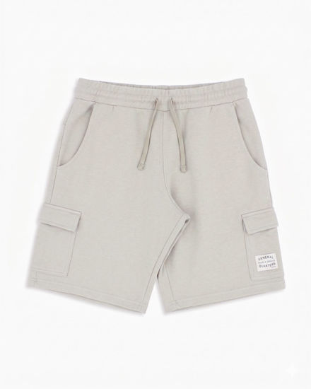 Immagine di BROKER'S - Bermuda grigio in cargo piquet