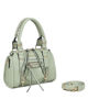 Immagine di RIFLE - Minibag verde salvia con taschino frontale, tracolla removibile