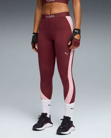 Immagine di PUMA - LEGGINGS BORDEAUX E ROSA STRONG TIGHT-HW 7/8 DA DONNA, 526679-96