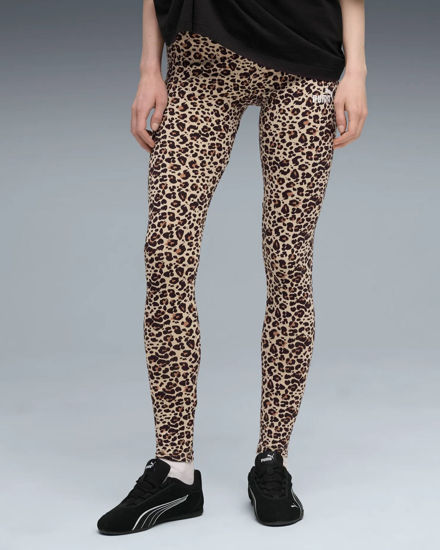Immagine di PUMA - LEGGINGS LEOPARDATO MARRONE, NERO E BEIGE  ESSENTIAL GRAPHIC ANIMAL   DA DONNA, 688085-83