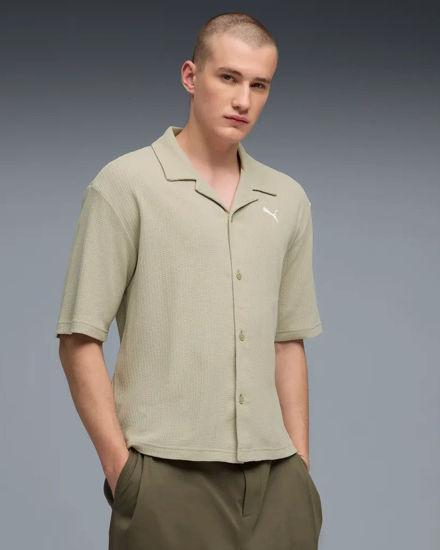 Immagine di PUMA – CAMICIA GRIGIA WARDROBE ESS WAFFLE BOXY  DA UOMO, 634363-61