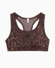 Immagine di PUMA - REGGISENO SPORTIVO MACULATO MARRONE E NERO 4KEEPS BRA SPOTTED HAZE MID   DA DONNA, 528511-13