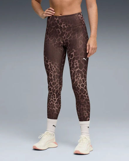 Immagine di PUMA - LEGGINGS MACULATO MARRONE E BEIGE SPOTTED HAZE   DA DONNA, 528515-13