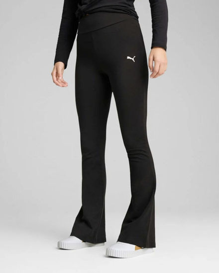 Immagine di PUMA - LEGGINGS NERI ESSENTIAL HIGH-WAIST FLARED DA DONNA, 631542-01