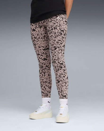 Immagine di PUMA - LEGGINGS MACULATO MARRONE E NERO  ESSENTIAL GRAPHIC ANIMAL MID  DA DONNA, 693840-88