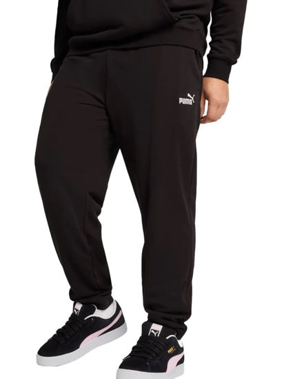 Immagine di PUMA - PANTALONE TUTA NERO ESSENTIAL N.1 LOGO SWEAT DA UOMO, 682612-01