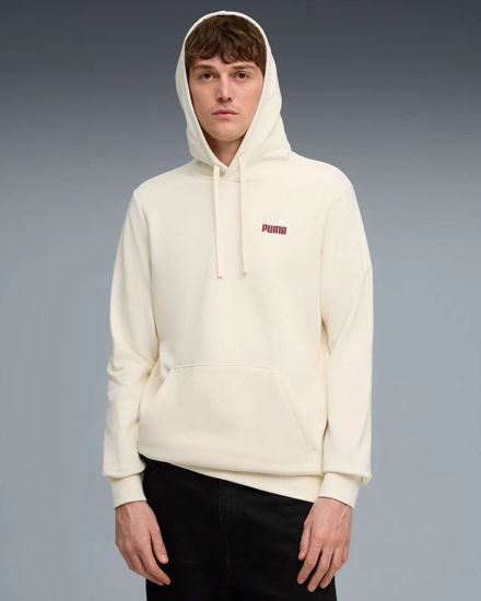 Immagine di PUMA - FELPA  CON CAPPUCCIO CREMA ESSENTIAL 2 COLOR SMALL N.1 DA UOMO, 684719-99