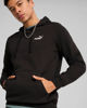 Immagine di PUMA - FELPA NERA CON CAPPUCCIO ESSENTIAL SMALL N.1 DA UOMO, 524953-95