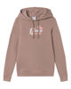 Immagine di PUMA - FELPA CON CAPPUCCIO MARRONE ROSATO FLORAL GRAPHIC CAT HD DA DONNA, 694456-88
