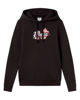 Immagine di PUMA - FELPA CON CAPPUCCIO NERA FLORAL GRAPHIC CAT HD DA DONNA, 694456-01