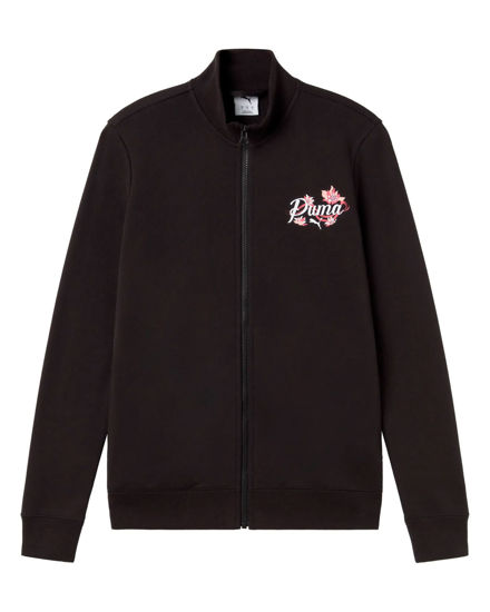 Immagine di PUMA - FELPA FULL ZIP NERA FLORAL GRAPHIC FZ TRDA DONNA, 694456-01