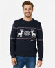Immagine di US GRAND - Maglione manica lunga blu con renna