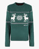 Immagine di US GRAND - Maglione manica lunga verde con renna