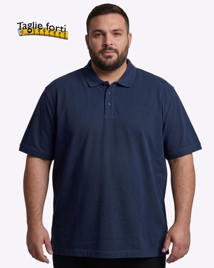 Immagine di NAVY SAIL - Polo over manica corta blu scuro