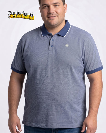 Immagine di NAVY SAIL - Polo over manica corta denim
