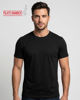 Immagine di BROKER'S - Tshirt mezza manica con scollo a girocollo BAMBOO nero