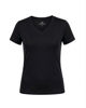 Immagine di MY JEWELS - Tshirt mezza manica con scollo a V BAMBOO nera