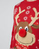 Immagine di ENRICO COVERI - Maglione manica lunga rosso di natale con renna