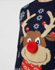 Immagine di ENRICO COVERI - Maglione manica lunga blu di natale con renna