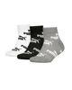 Immagine di CALZE QUARTER JR 3P 274011001 WH-GRY-BLK