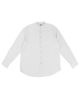 Immagine di BLUE LEMON - OVER CAMICIA MANICA LUNGA LINO COLLO COREANO