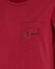 Immagine di TATOO - Tshirt manica corta con taschino rosso in cotone