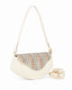 Immagine di RIFLE - Minibag con patta multicolor effetto intreccio e tracolla removibile