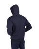 Immagine di XTREME BOXING - Felpa con cappuccio full zip blu in cotone