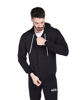 Immagine di XTREME BOXING - Felpa con cappuccio full zip nero in cotone