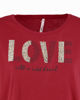 Immagine di TATOO - Tshirt manica corta con scritta rossa in cotone