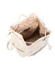 Immagine di NARDINI - Zaino beige multitasche con patta e coulisse
