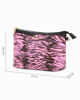 Immagine di NARDINI - Pochette animalier fuxia con polsiera, tracolla removibile