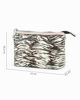 Immagine di NARDINI - Pochette animalier verde acqua con polsiera, tracolla removibile