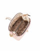 Immagine di RIFLE - Minibag rosa intrecciata con con pattina e chiusura a girello