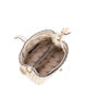 Immagine di RIFLE - Minibag beige intrecciata con con pattina e chiusura a girello
