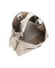 Immagine di RIFLE - Borsa un manico beige scamosciata con due scomparti principali e tasca frontale, tracolla removibile