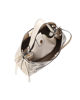 Immagine di RIFLE - Borsa un manico animalier beige scamosciata con due scomparti principali e tasca frontale, tracolla removibile
