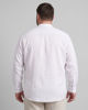 Immagine di BLUE LEMON - OVER CAMICIA MANICA LUNGA LINO COLLO COREANO