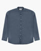 Immagine di BLUE LEMON - OVER CAMICIA MANICA LUNGA LINO COLLO COREANO
