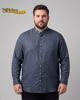 Immagine di BLUE LEMON - OVER CAMICIA MANICA LUNGA LINO COLLO COREANO