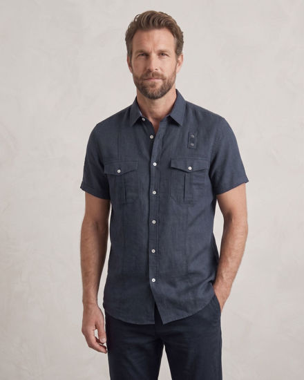 Immagine di CAMICIA MANICA CORTA LINO REGULAR FIT