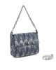 Immagine di BORSA JEANS CON PATTA MANICO CATENA