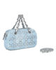 Immagine di MINIBAG IN JEANS 2MANICI INTRECC.E 2ZIP