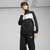 Immagine di PUMA -TUTA COMPLETA NERA E BIANCA FULL ZIP IN ACETATO POLY COLORBLOCK SUIT  DA UOMO, 687304-01